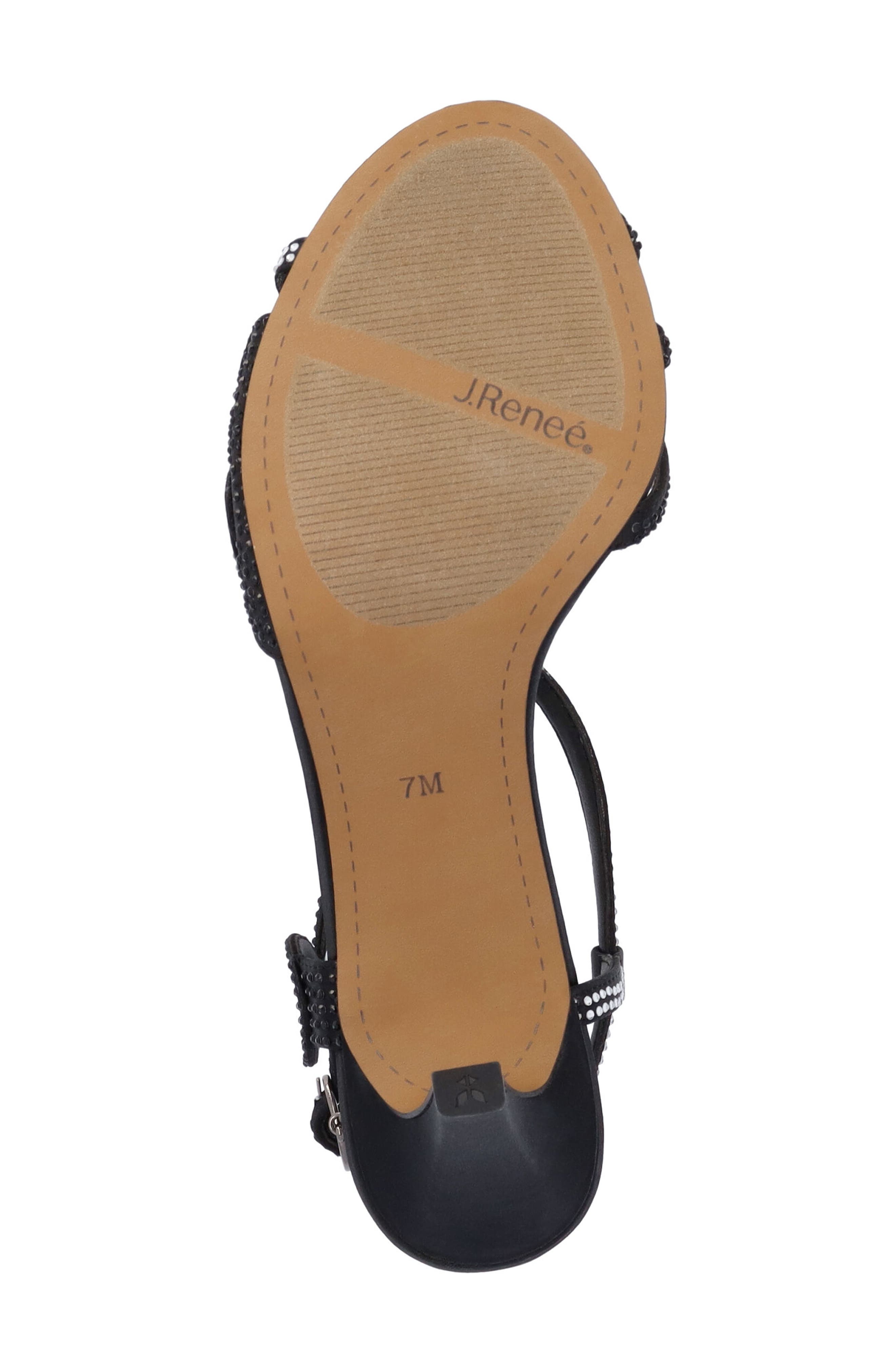 J. Reneé Lulah Slingback Sandal, Alternate, color, Black/ Black/ Clear