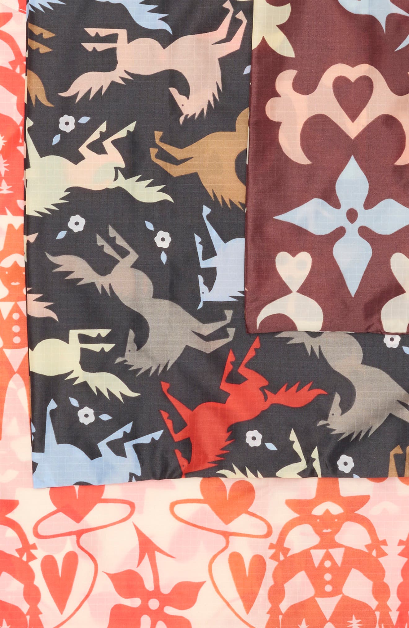 Standard Set of 3 Reusable Totes, Alternate, color, WESTERN CUT-OUTS