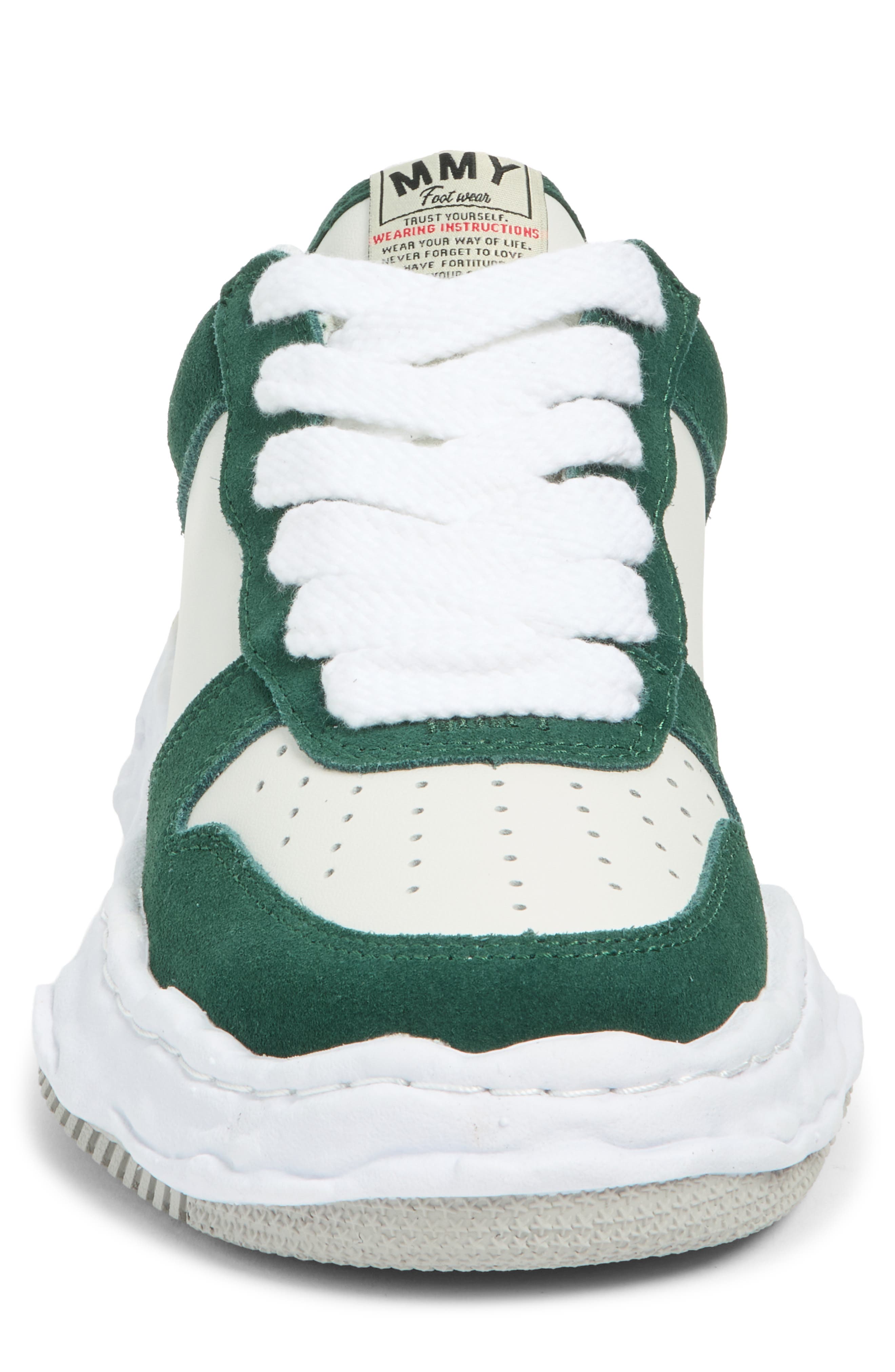 Wayne Original Sole Suede Sneaker, Alternate, color, GREEN/ WHITE