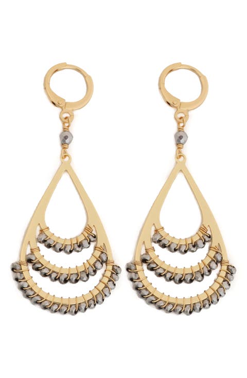 Crystal Teardrop Earrings