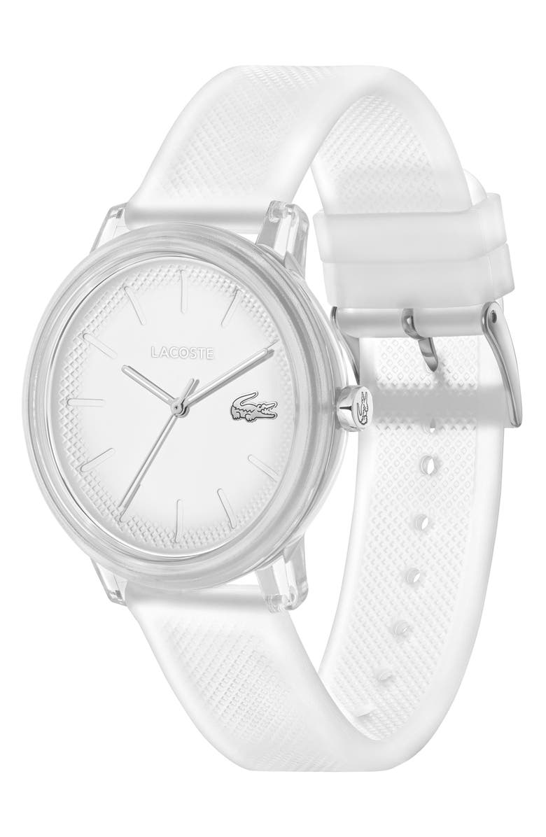 Lacoste L12.12 Silicone Strap Watch, 36mm, Alternate, color,