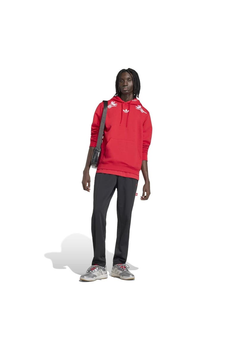 Men's adidas  Red Arsenal x Places+Faces Hoodie, Alternate, color, Red
