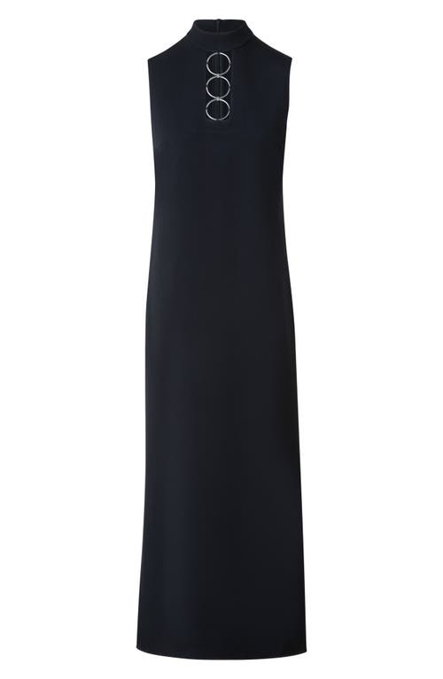 Akris Punto Cutout Ring Hardware Wool Dress
