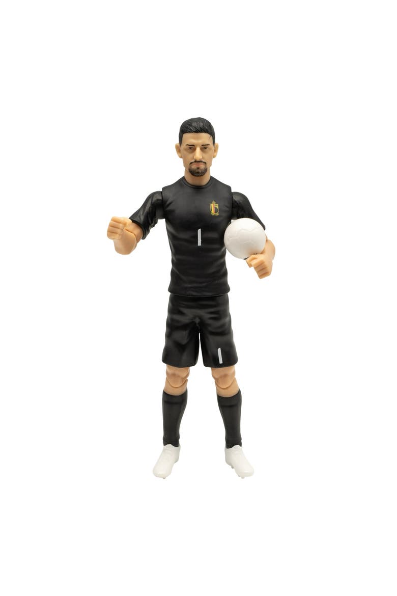 Sockers Belgium National Thibaut Courtois 8" Soccer Action Figure, Alternate, color, Black