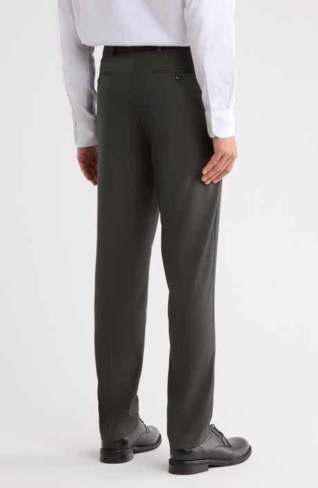 Flat Front Stretch Dress Pants