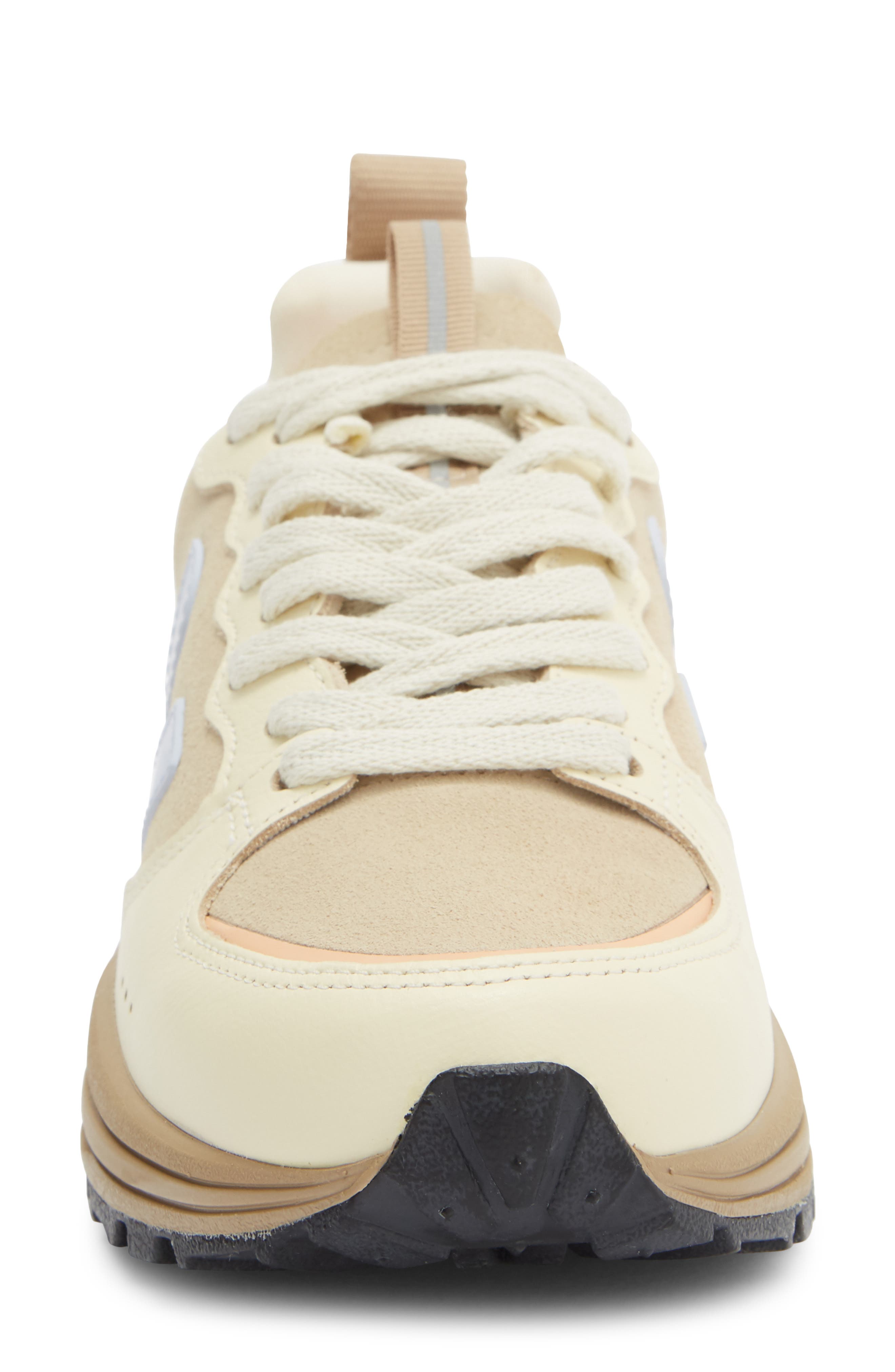 Veja Venturi Suede Almond Swan Training Sneaker, Alternate, color, 