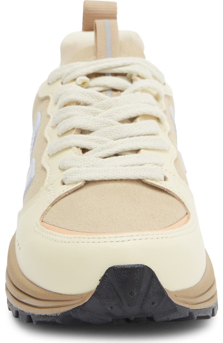 Veja Venturi Suede Almond Swan Training Sneaker, Alternate, color,