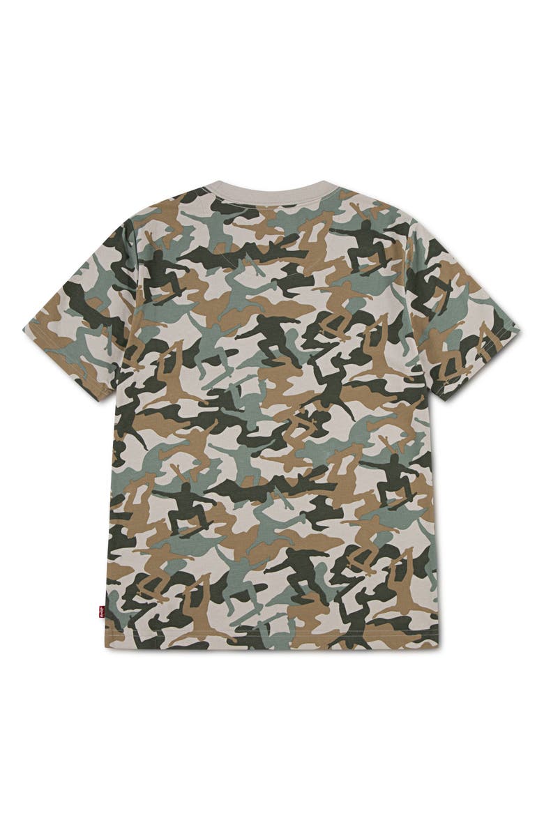 Levi's Kids' Skate Camo T-Shirt, Alternate, color, Pumice Stone