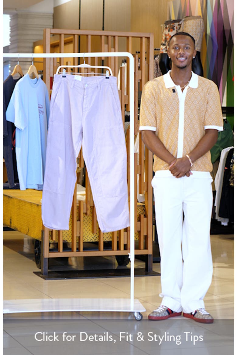 Walter Double Knee Cotton & Linen Canvas Pants (Men) | Nordstrom