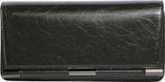 BCBG Bar Hardware Metallic Clutch