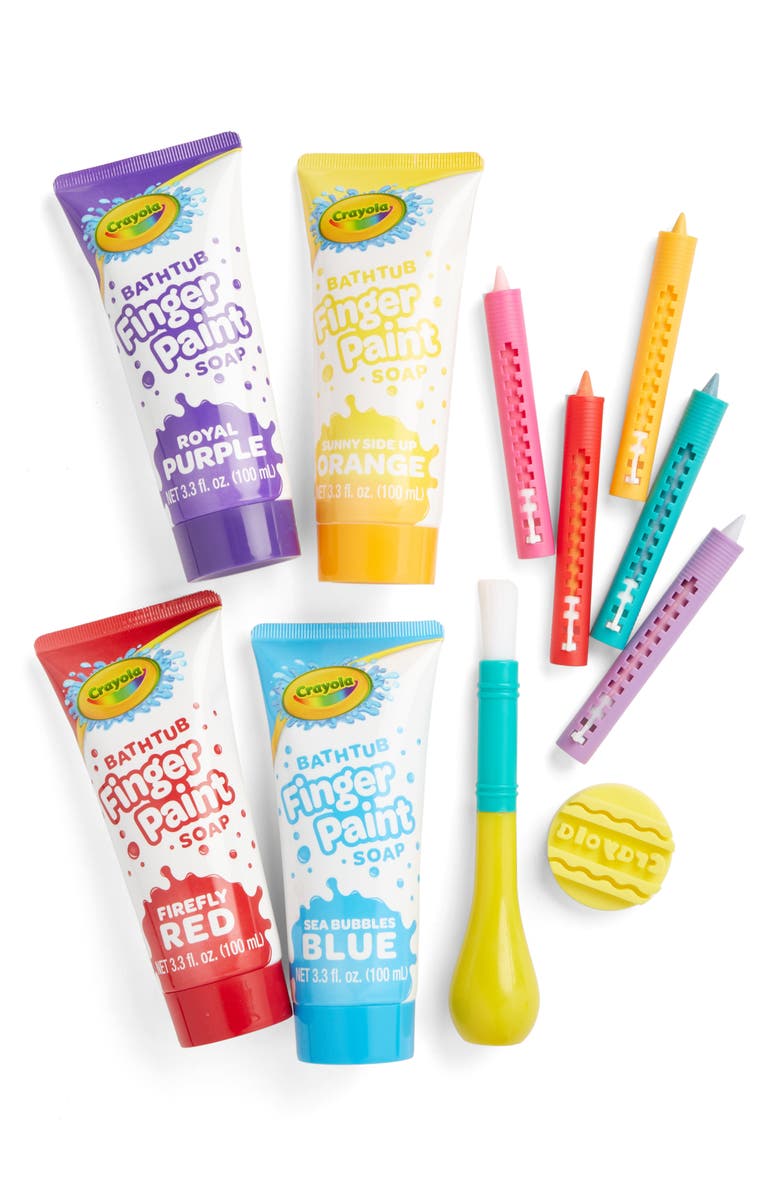TASTE BEAUTY Crayola Bath Time Activity Kit, Alternate, color, Multi