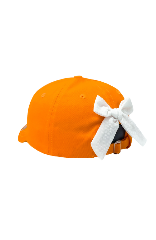 Bits & Bows Tennessee Volunteers Bow Baseball Hat In Orange