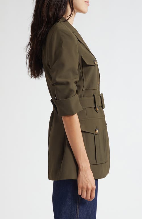 Veronica Beard Jones Dickey Jacket In Green