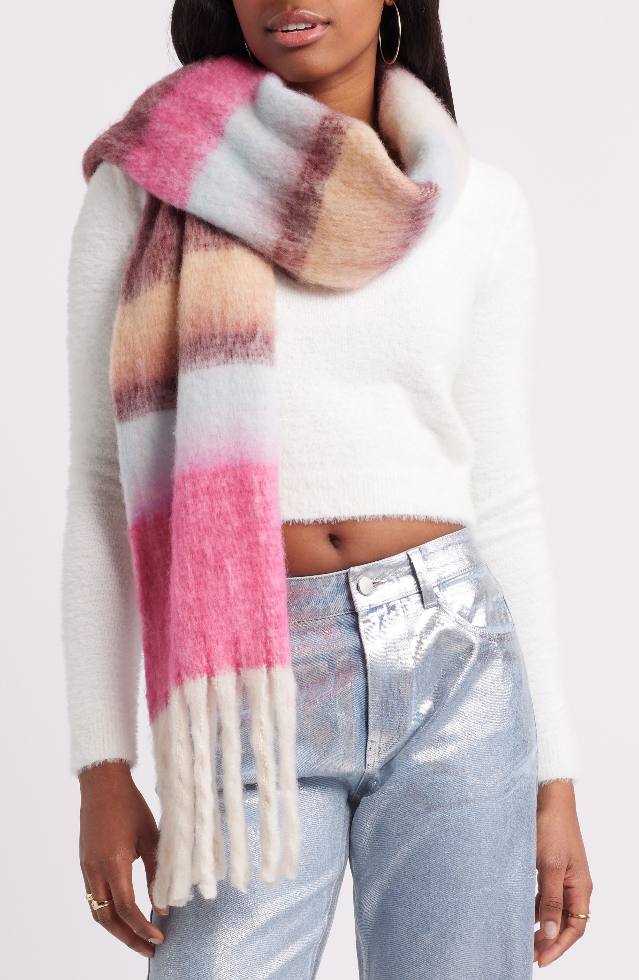 Fringe Blanket Scarf (Women) | Nordstrom