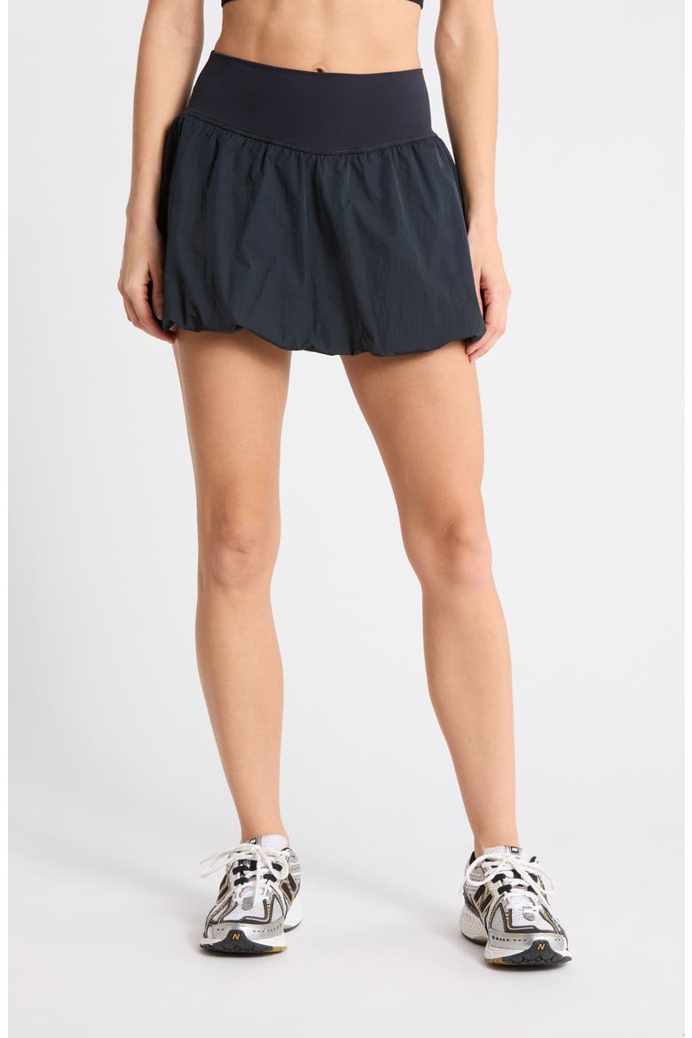 Radiant Kallie Hybrid Skort, Main, color, BLACK