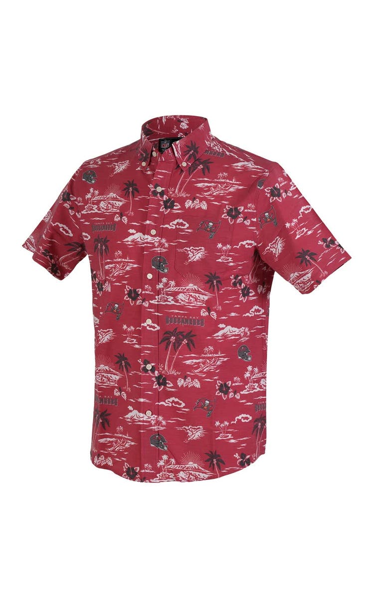 Reyn Spooner Men's Reyn Spooner Red Tampa Bay Buccaneers Kekai Performance Button-Down Shirt, Alternate, color, 