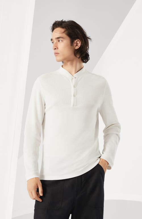 Brunello Cucinelli Long Sleeve T-shirt In Off-white