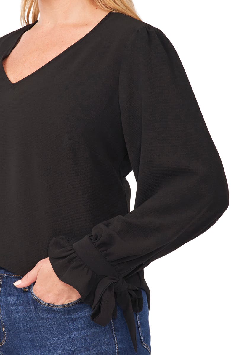 CeCe Tie Sleeve Blouse, Alternate, color, 