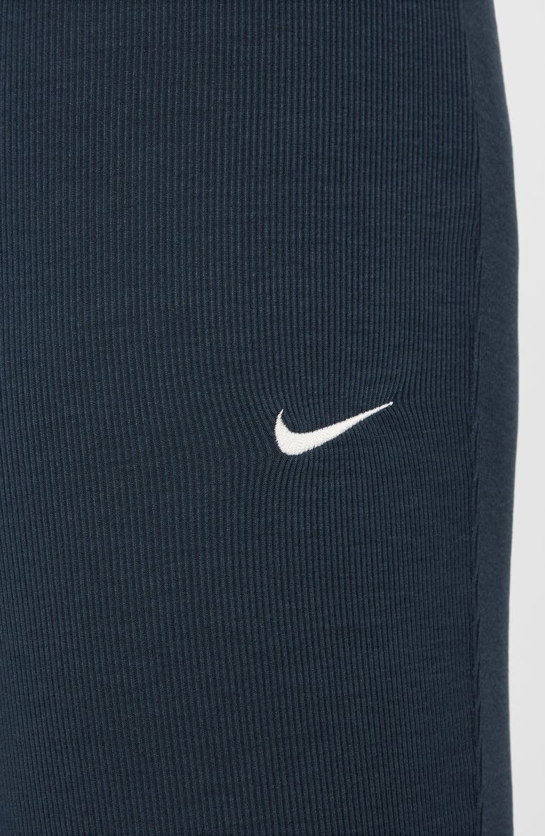 Nike Sportswear Chill Knit Flare Leggings, Alternate, color, Armory Navy/ Sail