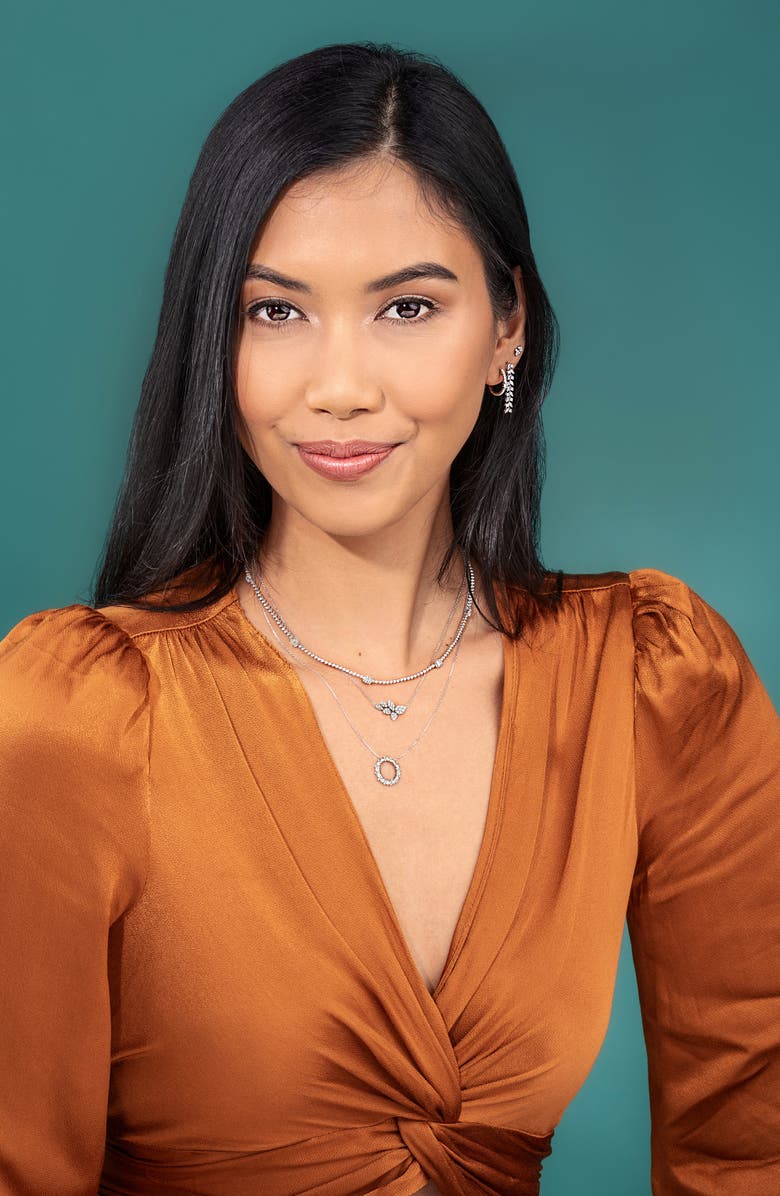 Bony Levy Getty Diamond Leaf Pendant Necklace, Alternate, color,