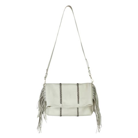 Medium Fringe Leather Crossbody Messenger