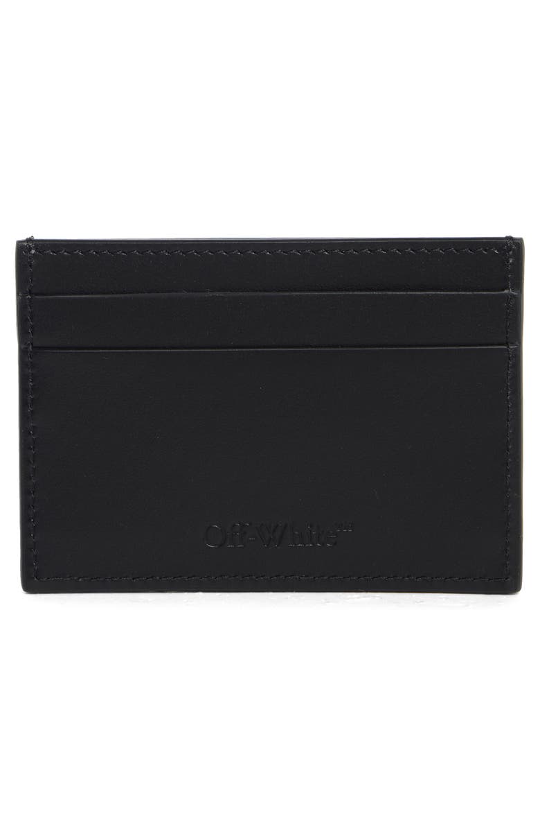Off-White Heritage Leather Card Case, Alternate, color, 