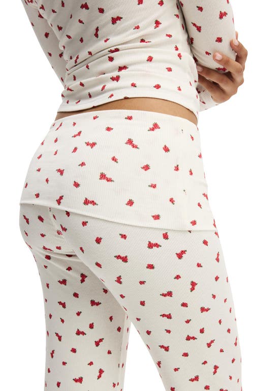 Cotton On Body Sleep Recovery Roll Waist Pant In White