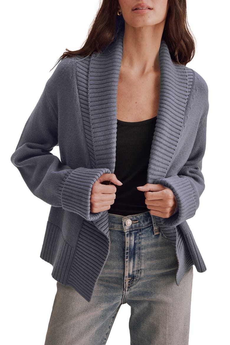 Aria Open Cardigan, Main, color, ASH NAVY BLUE