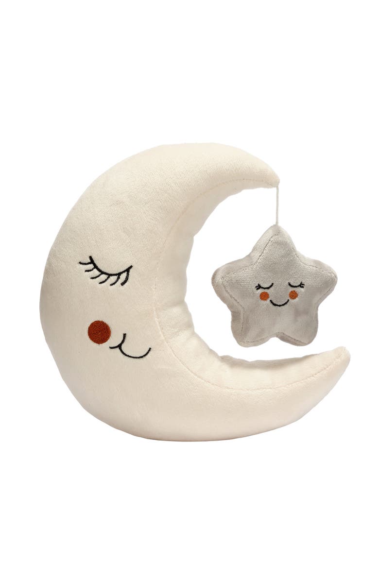Lambs & Ivy Goodnight Moon and Star Plush Stuffed Toy, Main, color, Cream