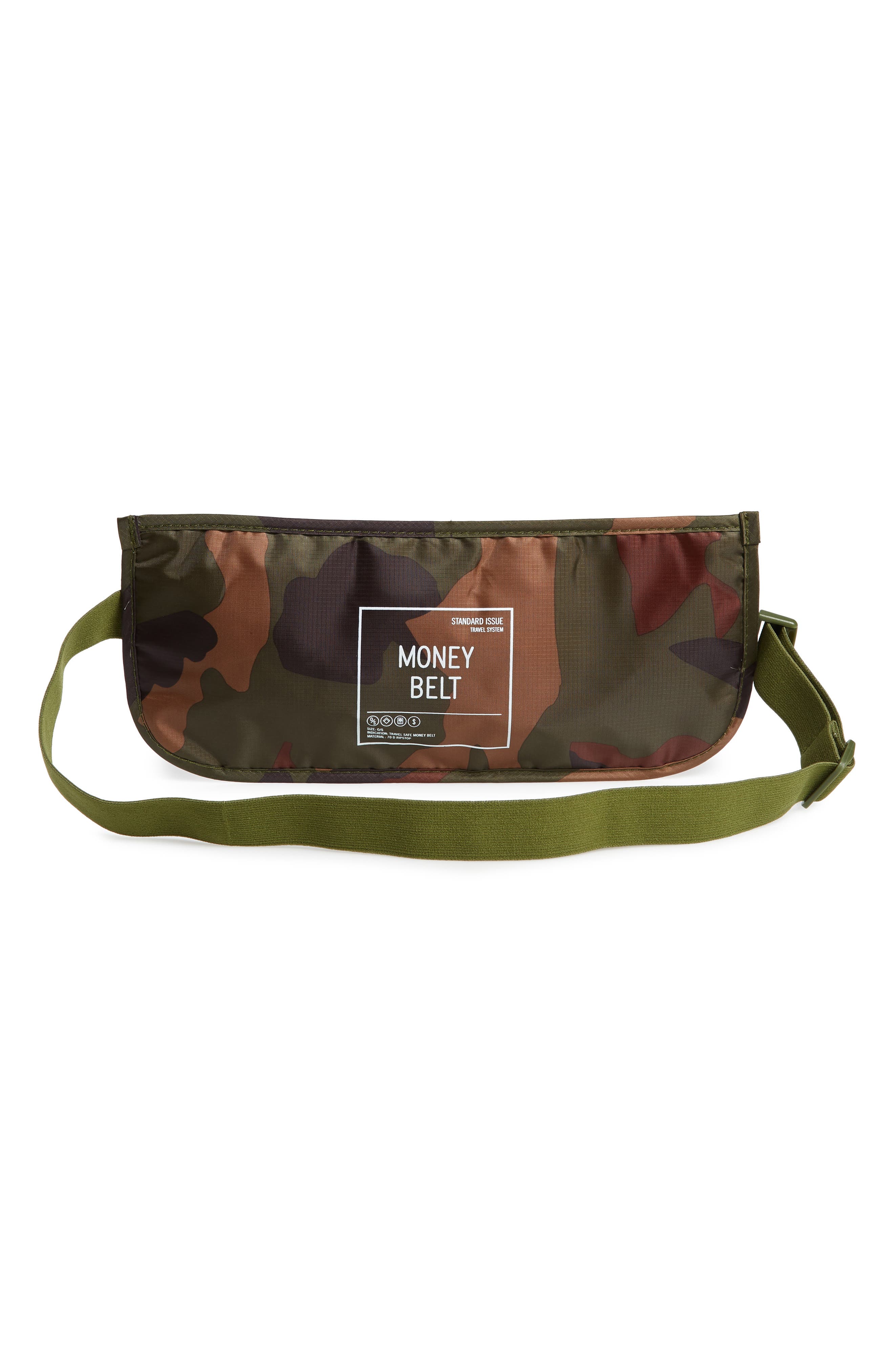 Camo Money Belt, Alternate, color, WOODLAND CAMO