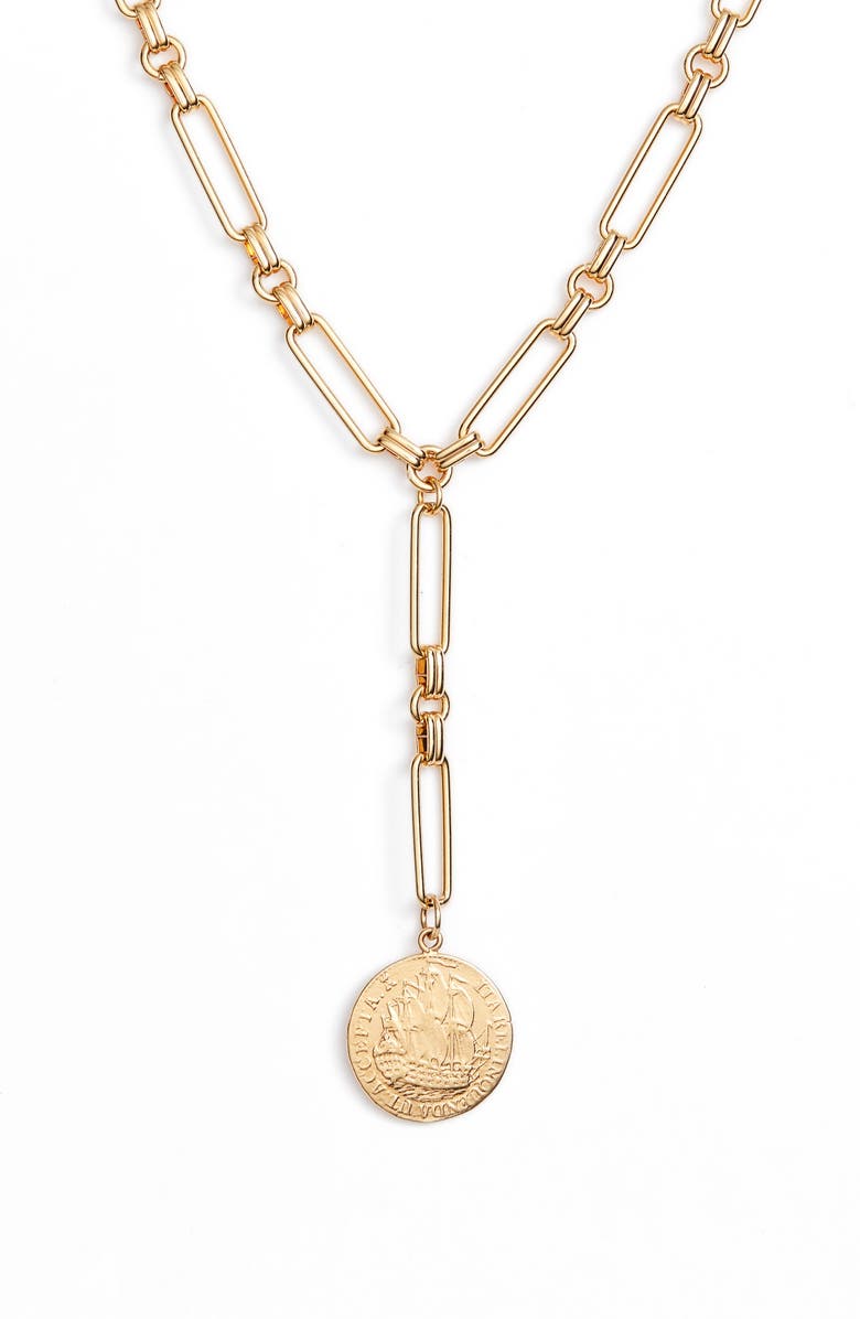 Bracha C'est La Vie Lariat Necklace, Main, color, 