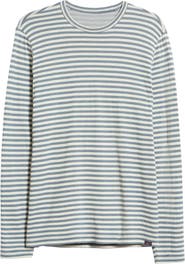 Faherty Cloud Stripe Reversible Long Sleeve T-Shirt