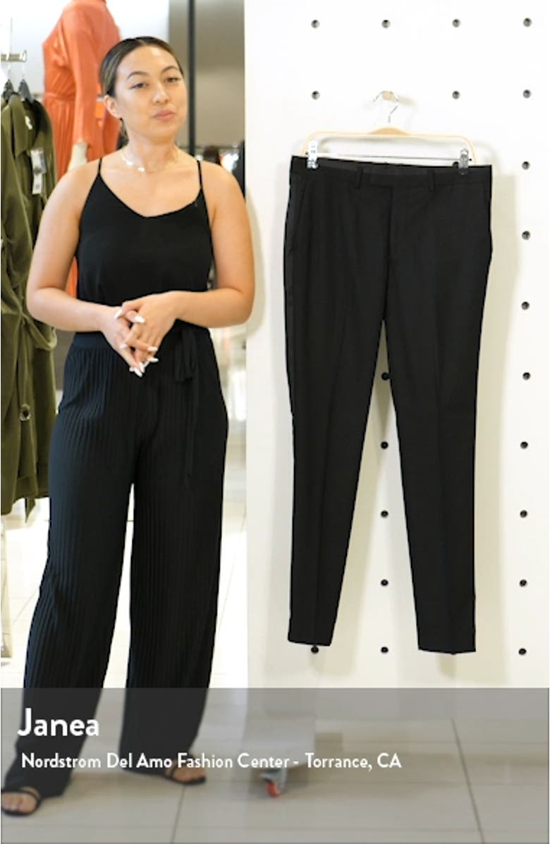 Skinny Fit Tuxedo Trousers, sales video thumbnail