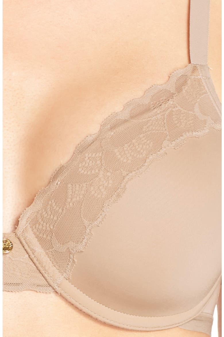 Hidden Glamour Contour Underwire Bra, Alternate, color, CAFE