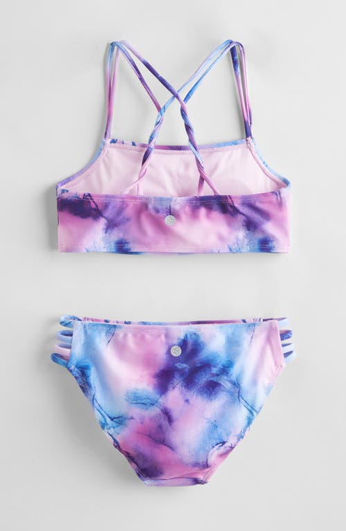 ZELLA GIRL ZELLA GIRL KIDS' TWIST BACK TWO-PIECE SWIMSUIT