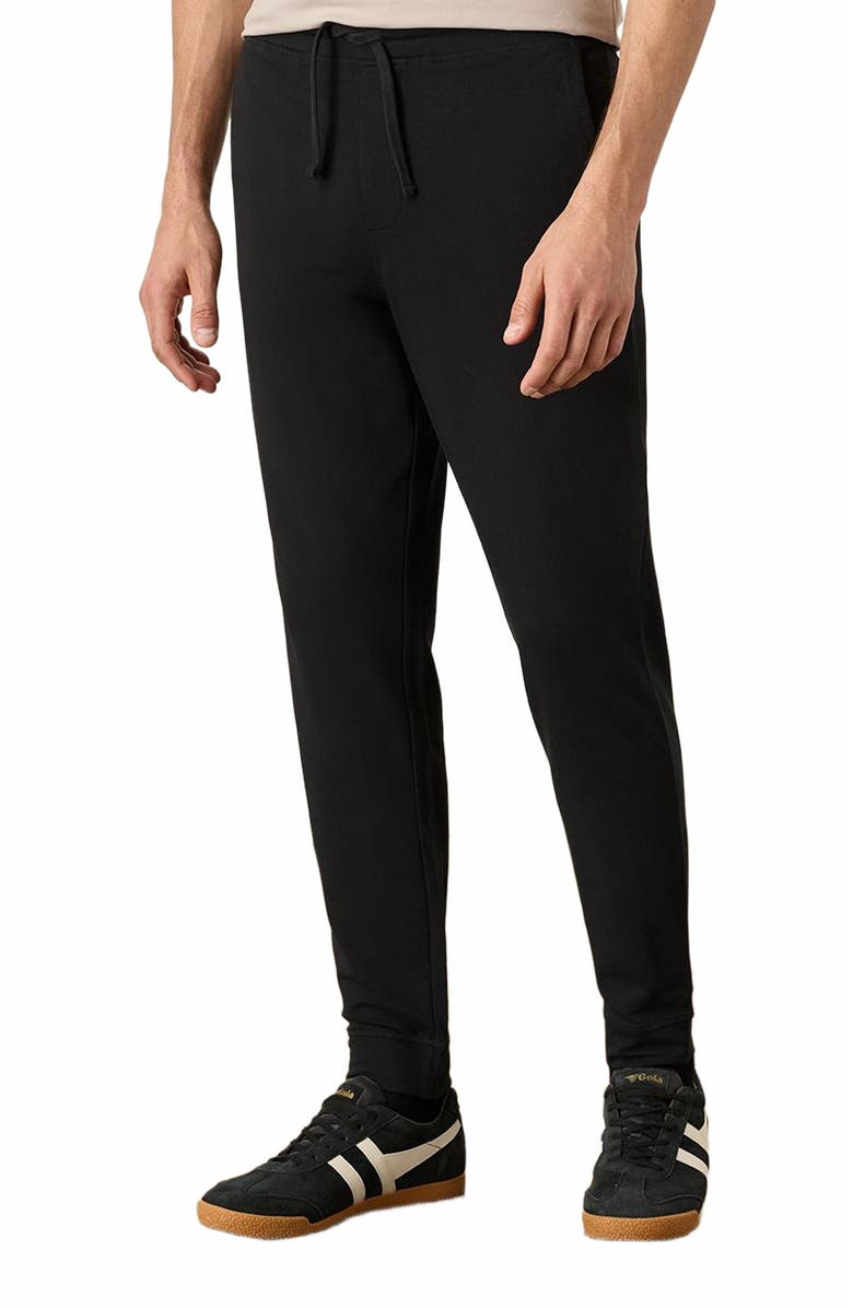 Pact Organic Cotton Stash French Terry Jogger, Alternate, color, Black