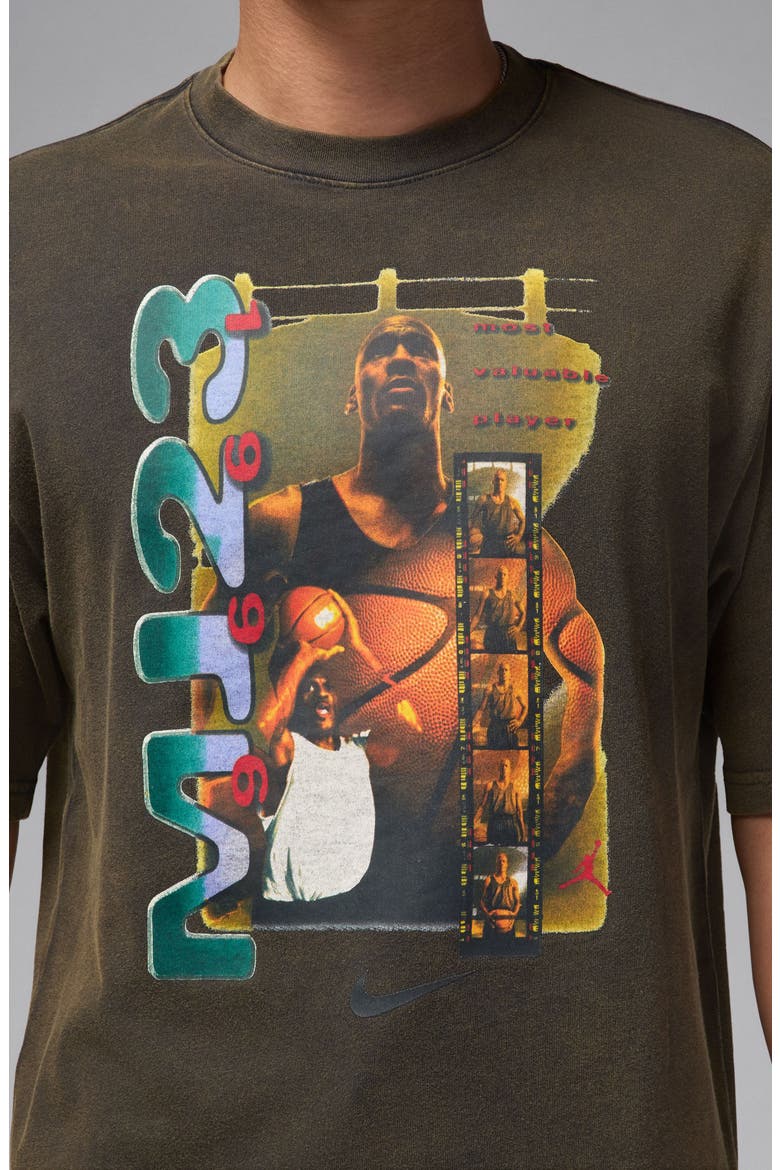 Retro Cotton Graphic T-Shirt, Alternate, color, OFF NOIR/ BLACK
