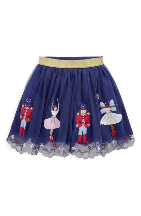 Kids' Nutcracker Appliqué Tulle Skirt (Toddler, Little Kid & Big Kid)