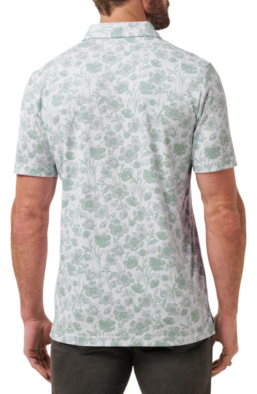 Travismathew Been Abroad Cotton Blend Polo In Green