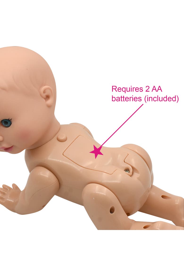 Crawling Baby 10" Baby Doll Playset, 2+, Alternate, color, Multicolored