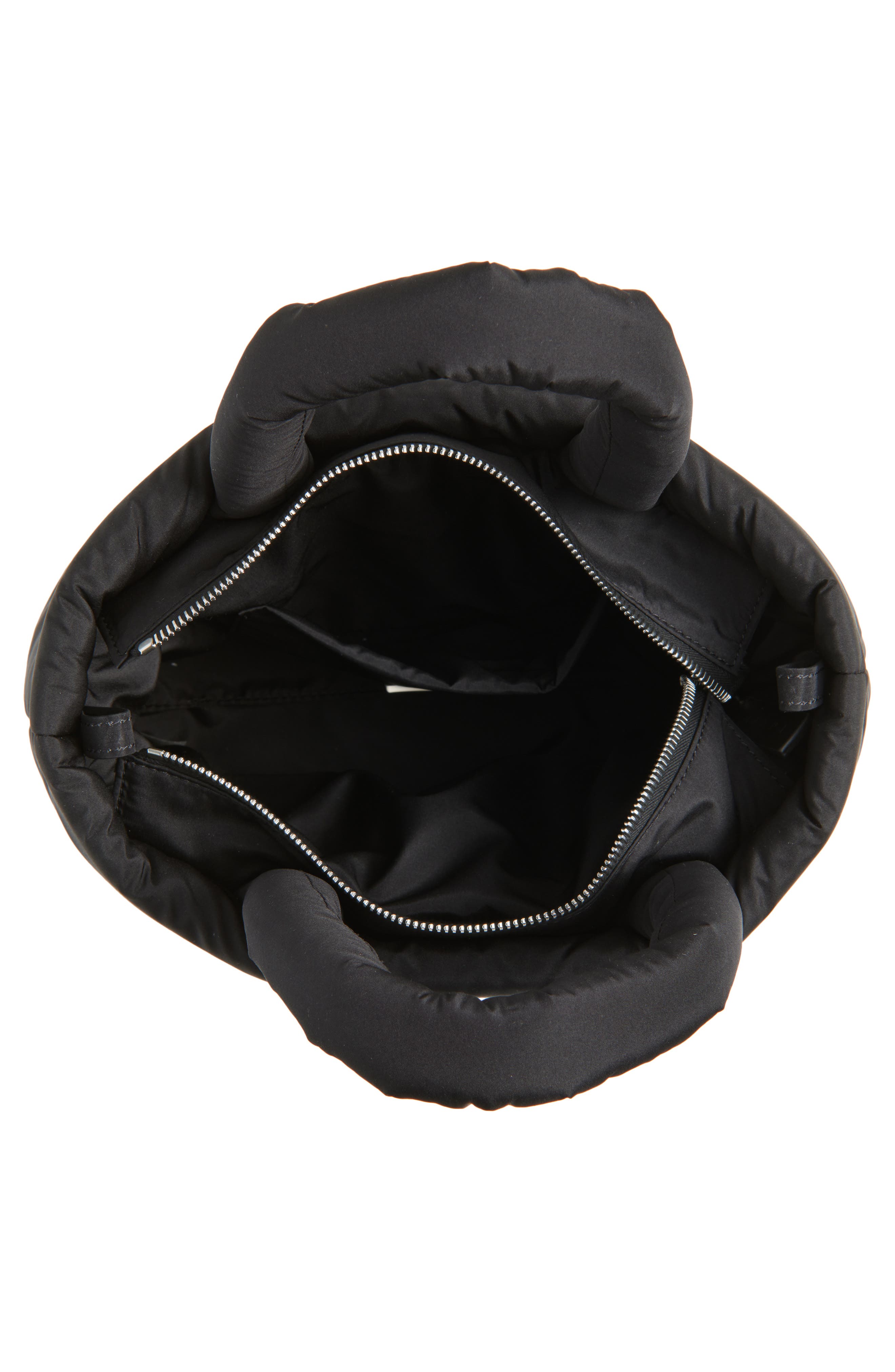 Marni East/West Puffer Tote, Alternate, color, 00N99 Black