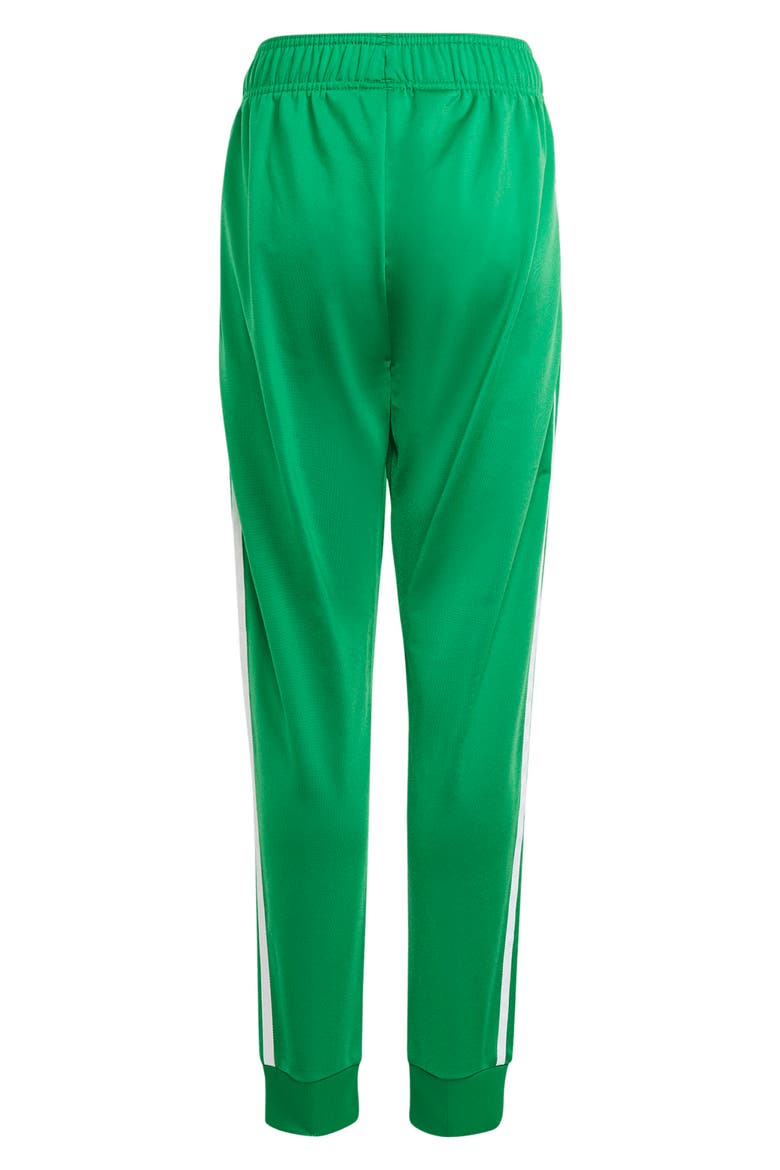 Kids' Superstar Recycled Polyester Track Pants, Alternate, color, GREEN