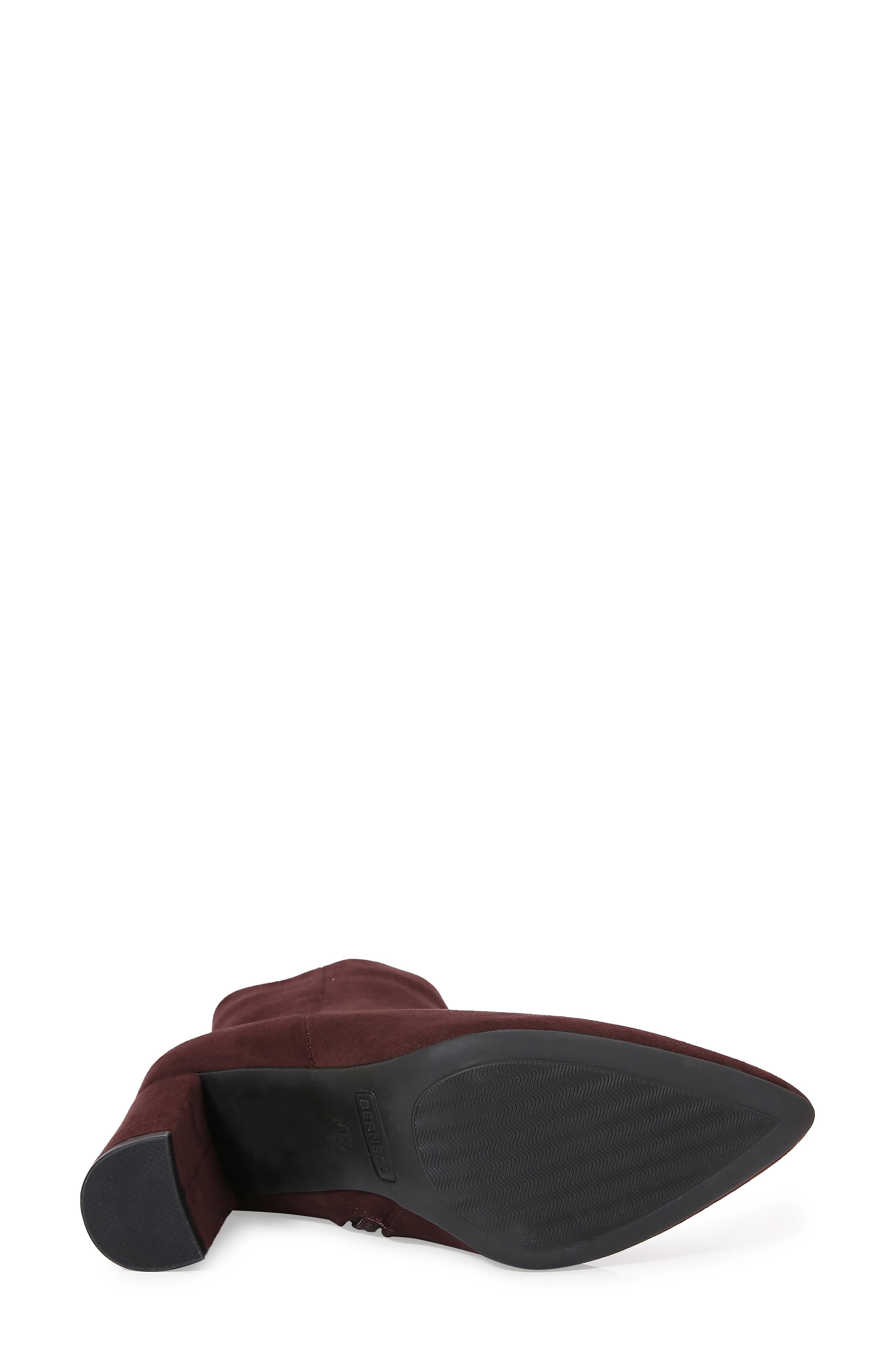 Sara Block Heel Bootie, Alternate, color, BROWN