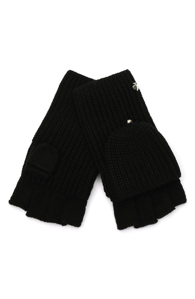Kate Spade New York spade pop top convertible gloves, Alternate, color,