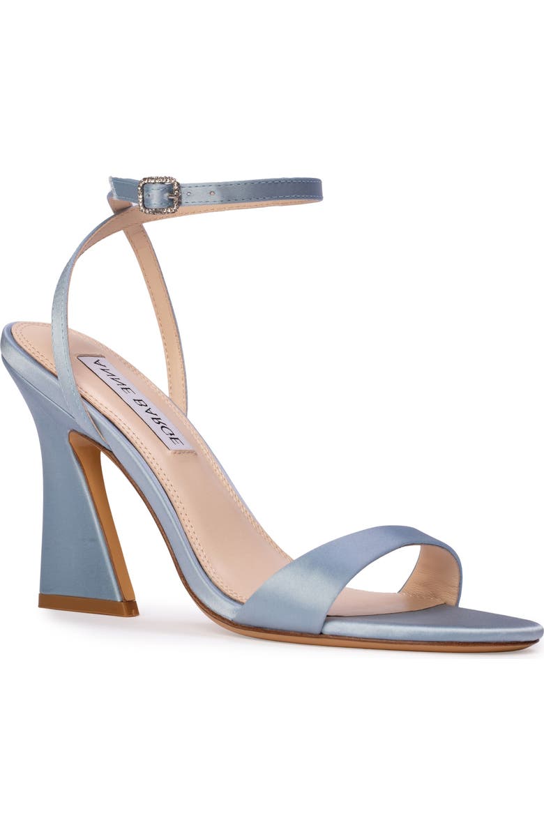 Anne Barge Muse Sandal, Alternate, color, Blue Satin