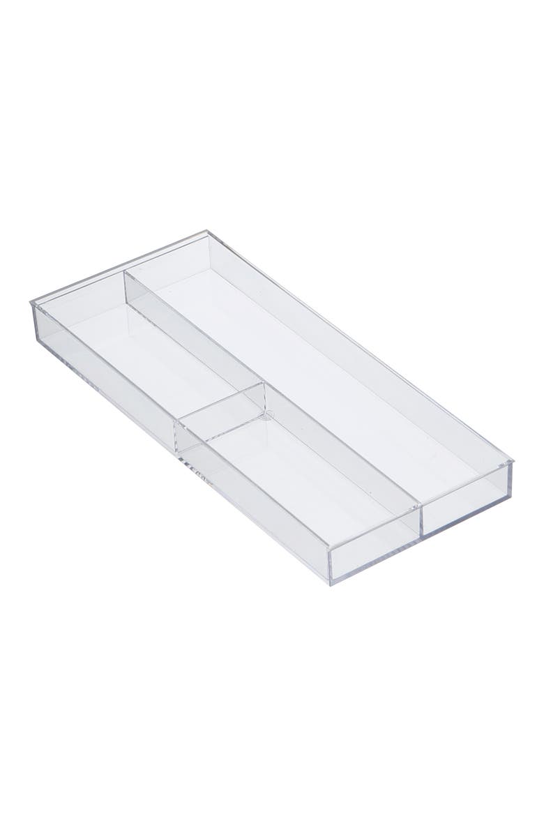 Expandable Cutlery Organizer, Alternate, color, WHITE