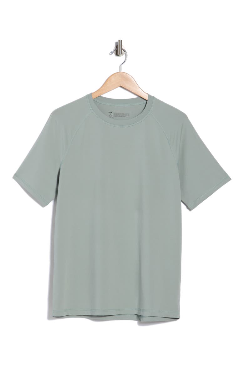 Short Sleeve Performance T-Shirt, Alternate, color, GREEN SLATE