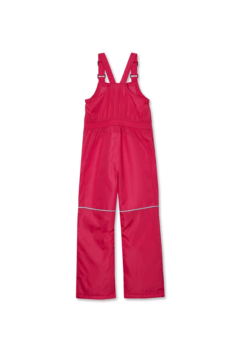Kids Iron Knee Insulated Winter Snow Bibs, Alternate, color, Raspberry Sorbet