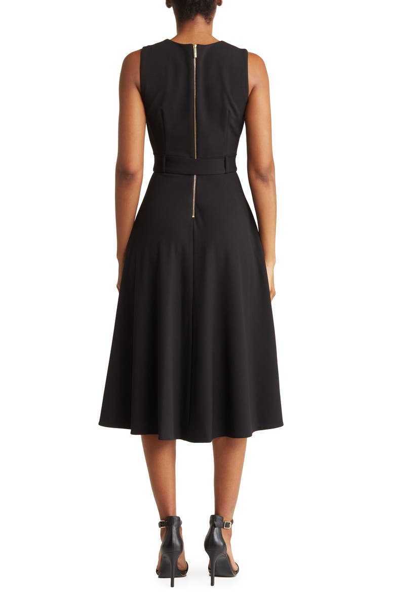 Calvin Klein Belted Midi Dress, Alternate, color, 
