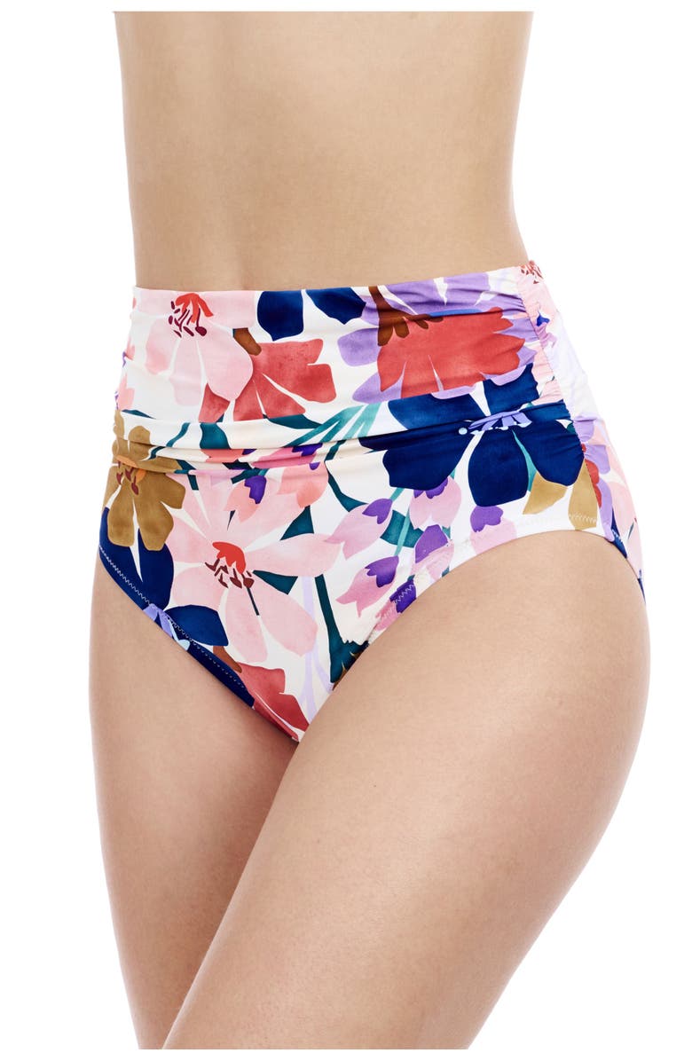Profile by Gottex Melody High-Waist Bikini Bottom, Alternate, color, Multi